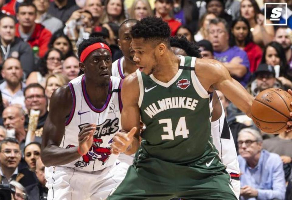 包含NBA东部冠军赛密尔沃基雄鹿横扫多伦多猛龙的词条
